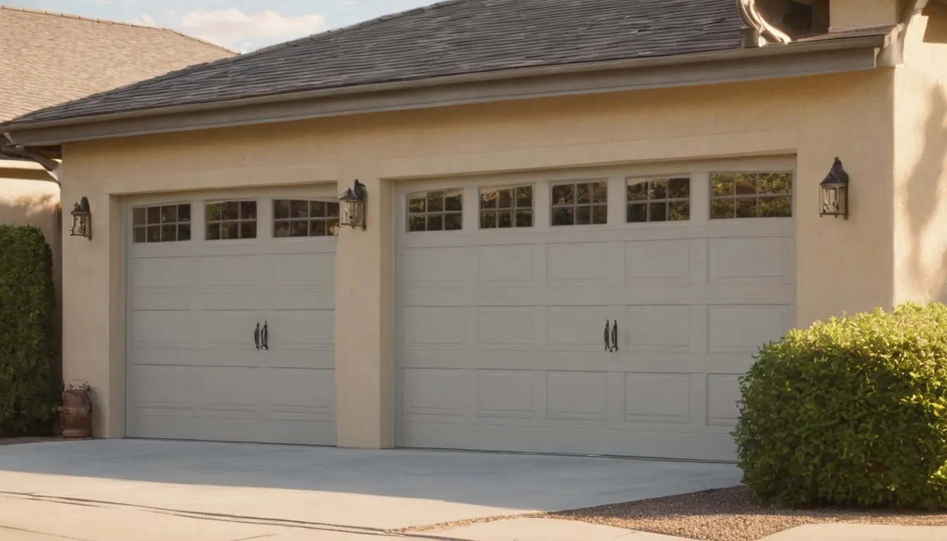 Homeowner looking at a garage door in Daly City